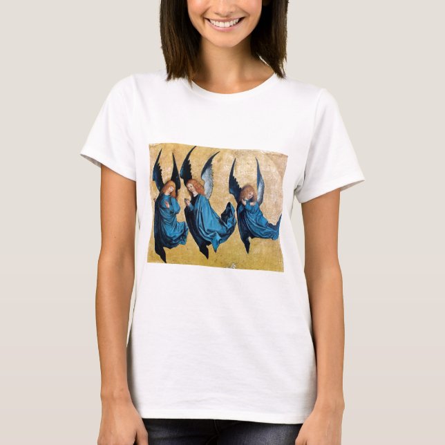 T-SHIRT TRÊS ÂNGULOS EM AZUL (Frente)