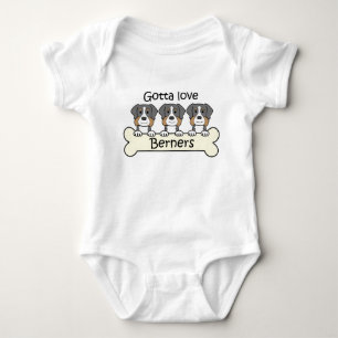 T-shirt Três cães de montanha de Bernese