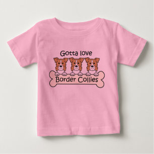 T-shirt Três Collies de beira