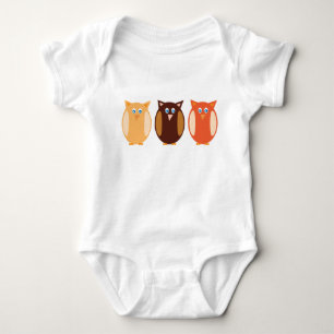 T-shirt Três corujas