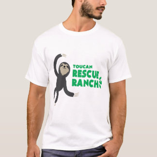 T-shirt Três Customisable T Toed da preguiça