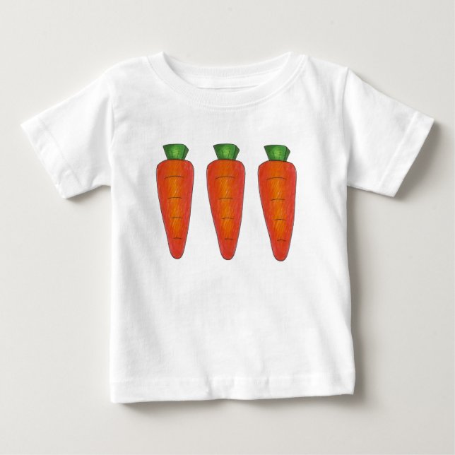 T-shirt Três doces de Páscoa de chocolate laranja (Frente)
