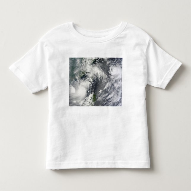 T-shirt Três fortes tempestades (Frente)