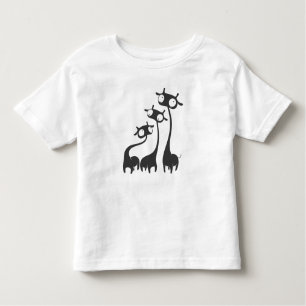 T-shirt Três Girafas de Cartoon