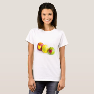 T-shirt Três maçãs