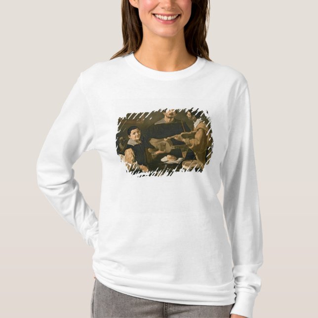 T-shirt Três músicos, 1618 (Frente)