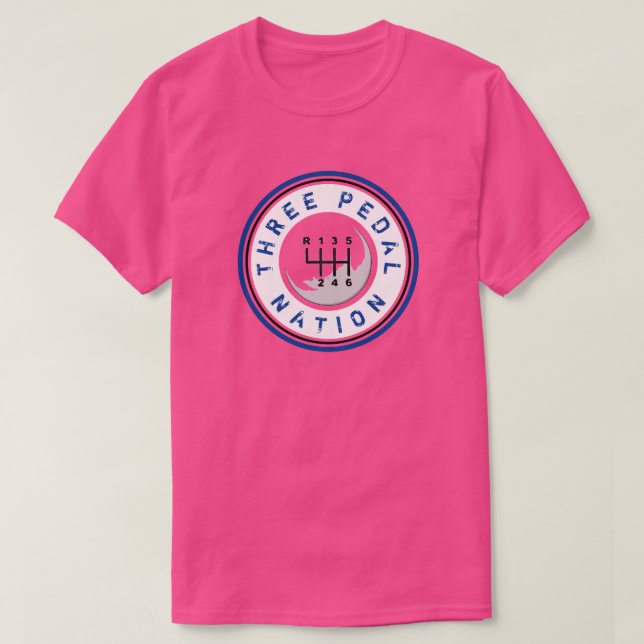 T-Shirt três nações PEDAIS (Frente do Design)