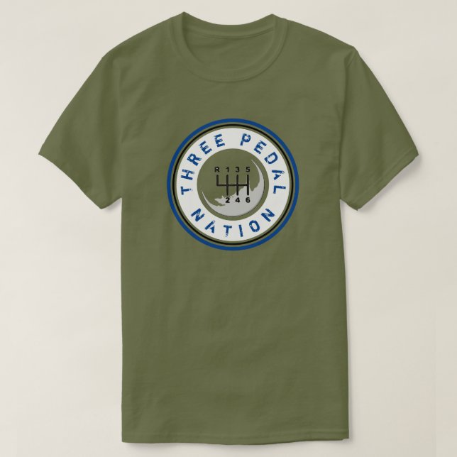 T-Shirt três nações PEDAIS (Frente do Design)