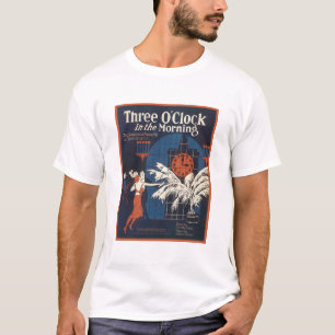 T-shirt Três O'Clock no Cobrir do Diário da Manhã