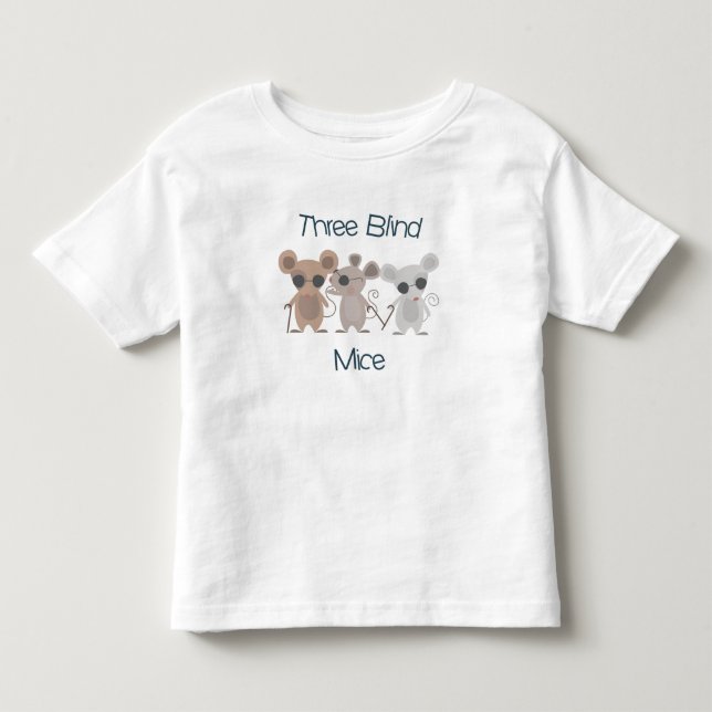 T-shirt Três Ratos Cegos (Frente)