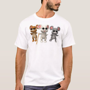 T-shirt Três ratos cegos