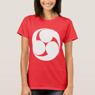 T-shirt Três redemoinhos no sentido anti-horário (Sugaki)