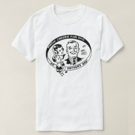 T-shirt Três Vivas para o Papai no Dia dos Pais
