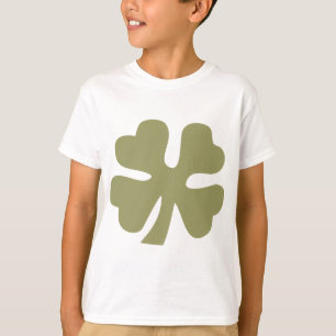 T-shirt Trevo de quatro folhas - Khaki