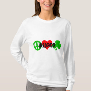 T-shirt Trevo do amor da paz