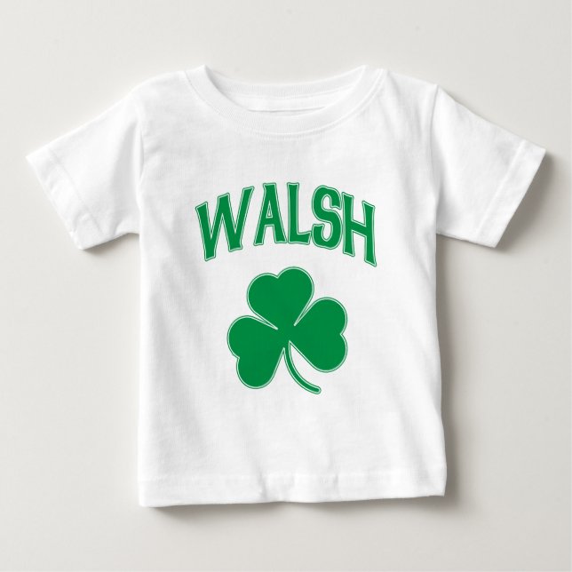 T-shirt Trevo do irlandês de Walsh (Frente)