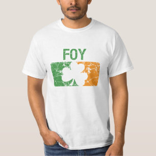 T-shirt Trevo do sobrenome de Foy