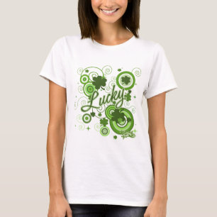 T-shirt Trevos afortunados