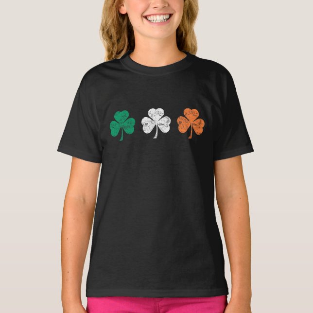 T-shirt Trevos Irlandeses (Frente)