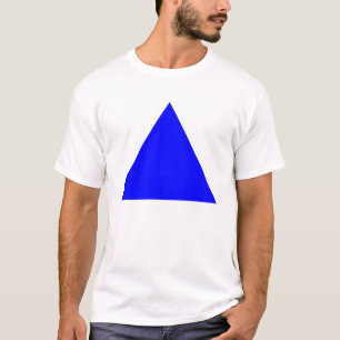 T-shirt Triângulo - Azul