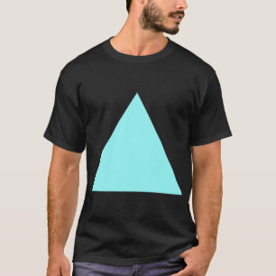 T-shirt Triângulo - Azul-Gelo