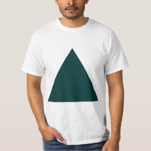 T-shirt Triângulo - Verde escuro