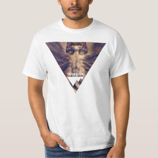 T-shirt Triângulo vermelho Trendium do dragão autêntico