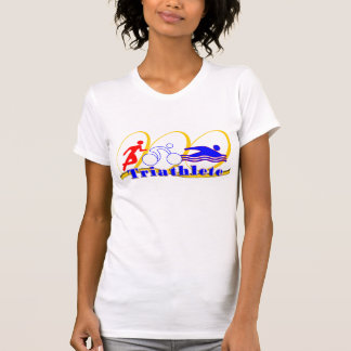 T-shirt Triathlete - FUNCIONE a NATAÇÃO da BICICLETA - o T