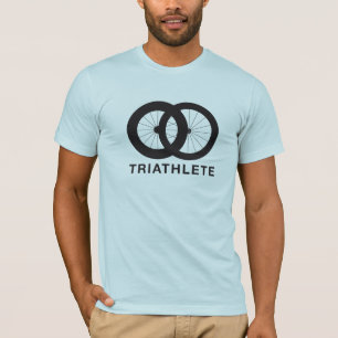 T-shirt Triathlete na raça do triathlon