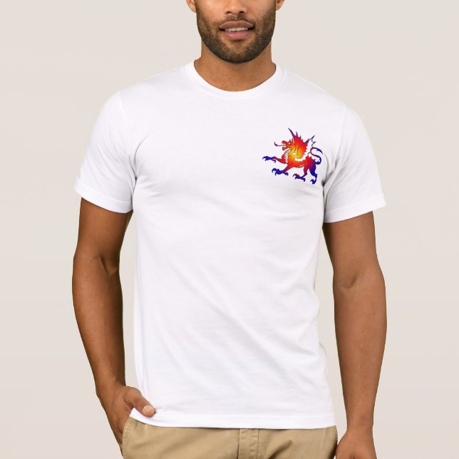 T-Shirt Tribal Color Dragon (Frente)