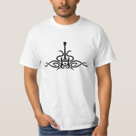 T-shirt tribal da guitarra