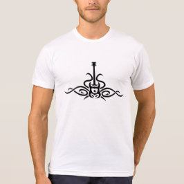 T-shirt tribal da guitarra