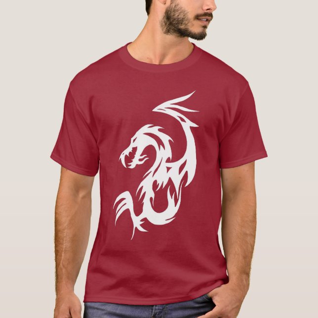 T-shirt tribal da obscuridade da Capa do Short do (Frente)