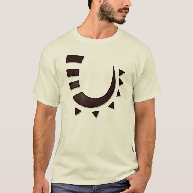 T-shirt tribal do gancho (Frente)