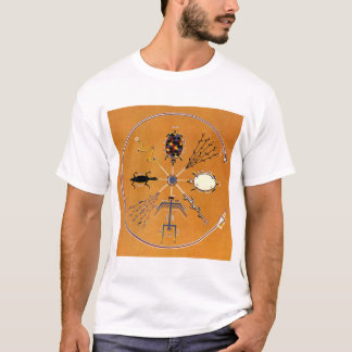 T-shirt Tribal Nativa Americana de Pintura