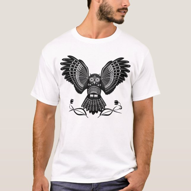T-Shirt Tribal Owl (Frente)