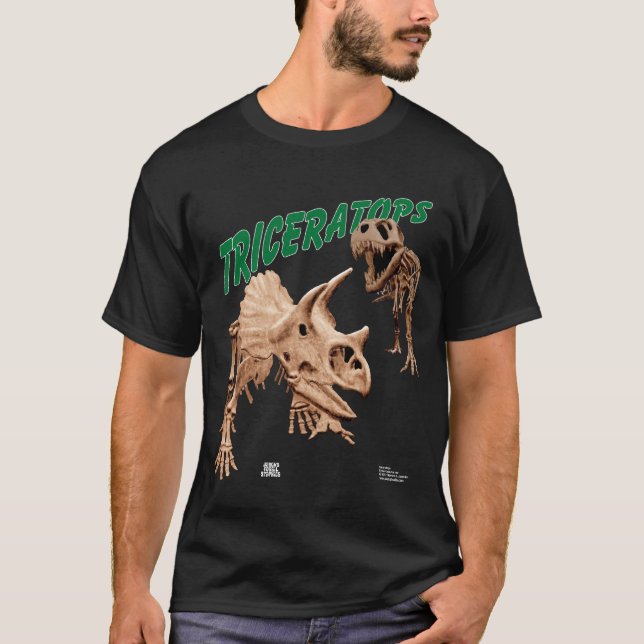 T-shirt Triceratops (Frente)