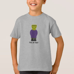 T-shirt Trick or Treat- Frankestein Bonito