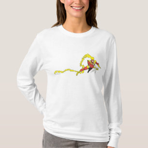T-shirt Trilha do Firestorm das chamas