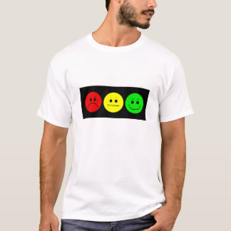 T-shirt Trio temperamental do sinal de trânsito