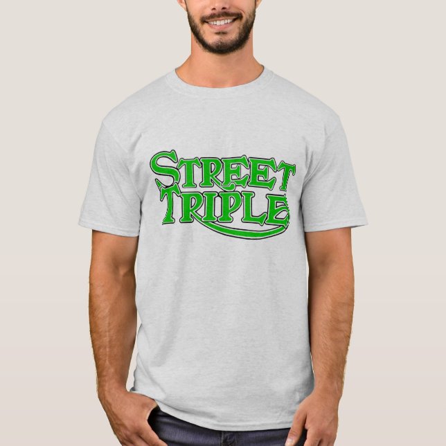 T-shirt triplo da rua (Frente)