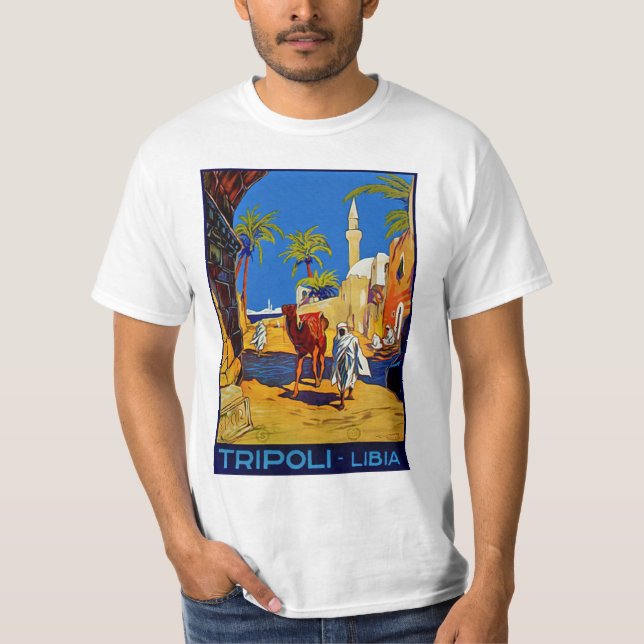 T-shirt Tripoli - Libia (Líbia) (Frente)
