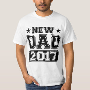 T-shirt Tripulação do novo papai 2017