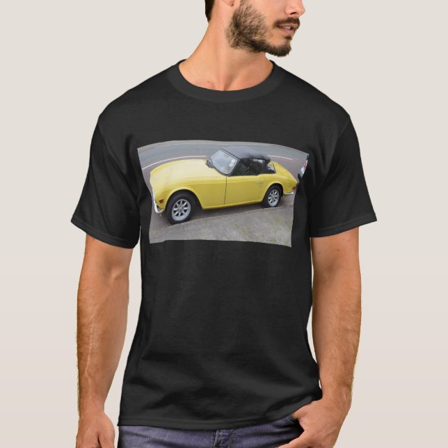 T-shirt Triumph clássico TR6 Sportscar (Frente)