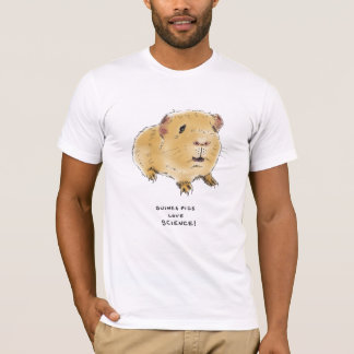 T-shirt trivialidade da cobaia