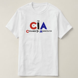 T-shirt Trocadilho da CIA
