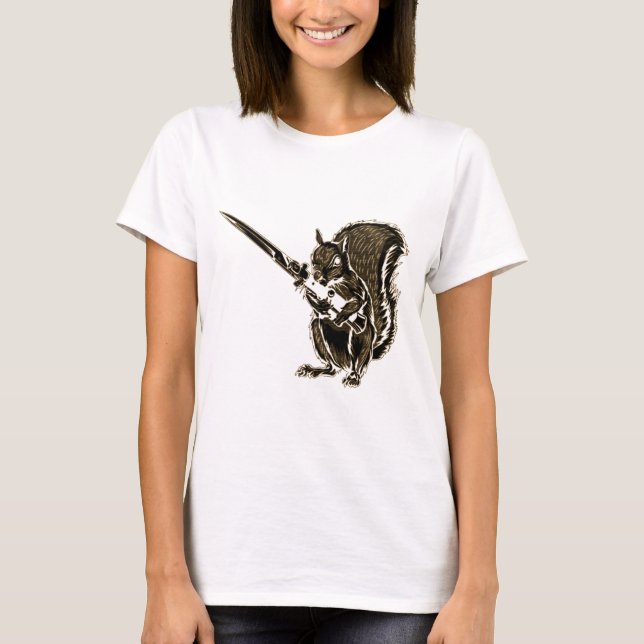 T-shirt Trocar o Esquilo (Frente)