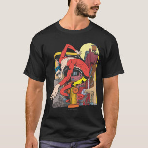 T-shirt Trocas de forma de homem plástico na cidade