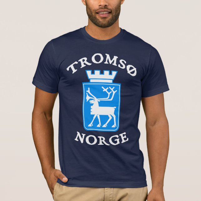 T-shirt Tromsø, Noruega (Norge) (Frente)
