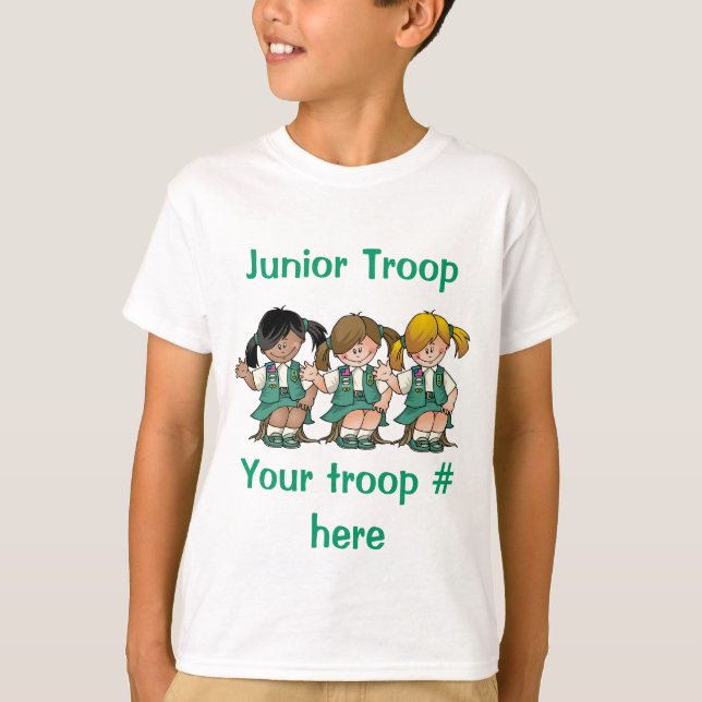 T-shirt Tropa júnior (Frente)